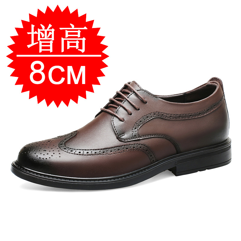 Men'S Shoes With Height Increase - Scarpe da uomo con rialzo invisibile,
