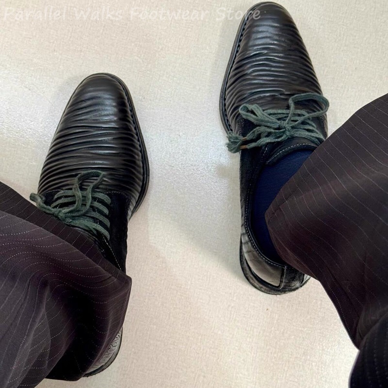 Men'S Shoes Smart - Scarpe Derby da Uomo in Pelle