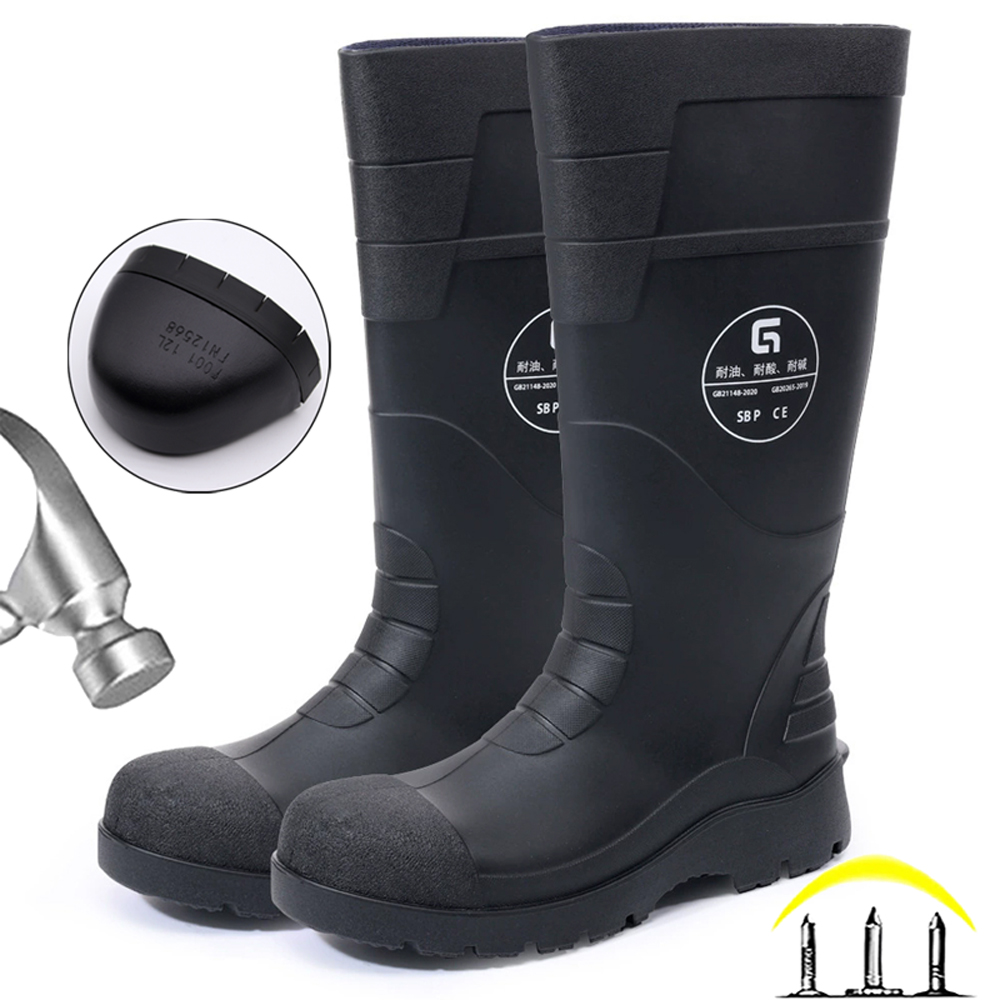 Men'S Shoes Water Resistant - Stivali da Lavoro Impermeabili per Uomo,